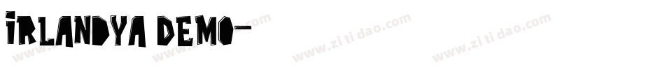 Irlandya Demo字体转换